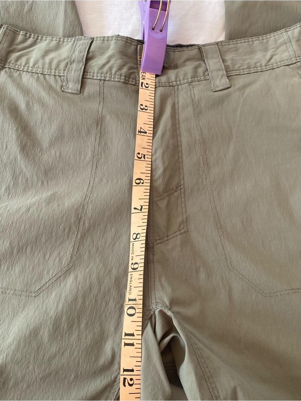 Tilley Men’s Hiking Cargo Pants 30x32 Olive Quick Dry Stretch Travel - Picture 6 of 8